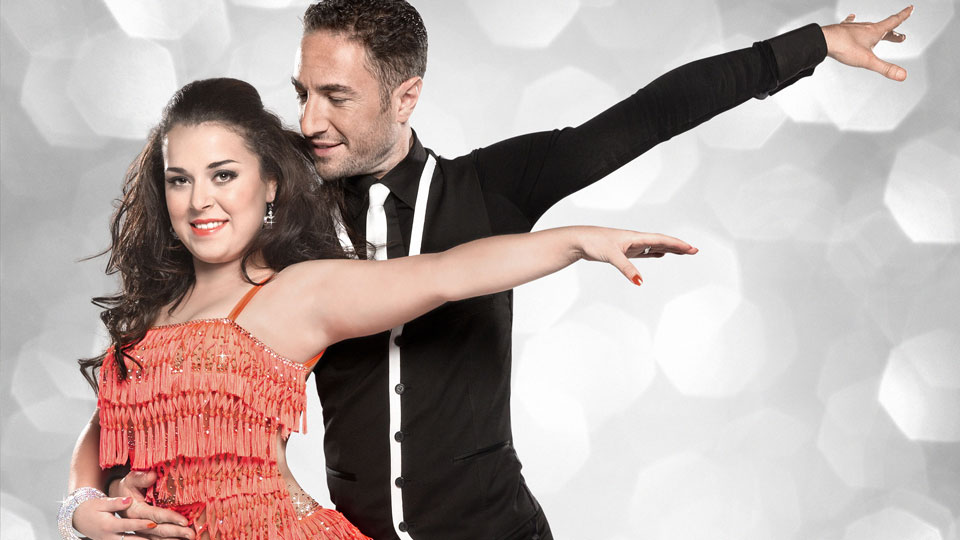 Dani Harmer and Vincent Simone