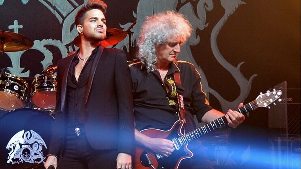 Adam Lambert and Brian May