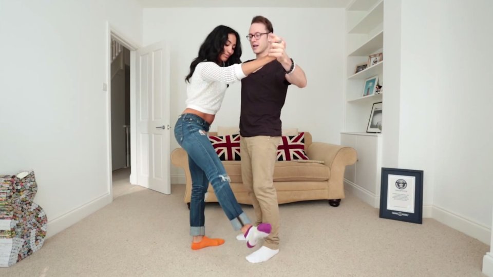 Karen Hauer and Kevin Clifton
