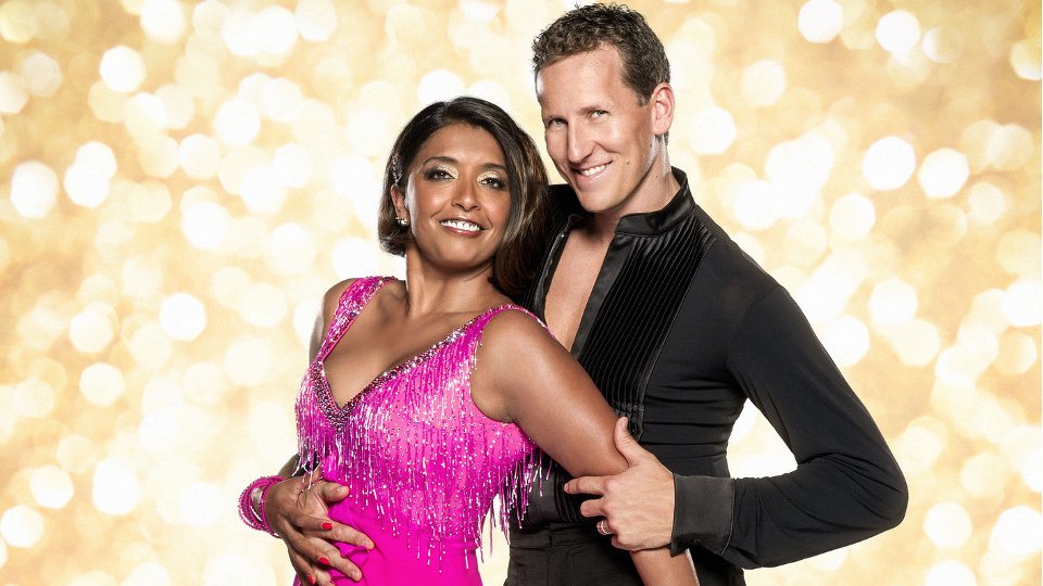 Sunetra Sarker and Brendan Cole