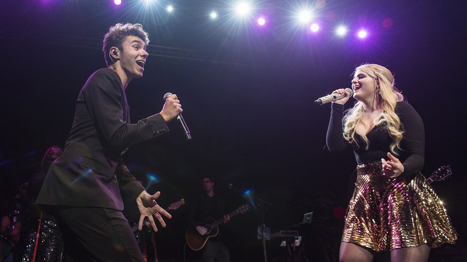 Nathan Sykes and Meghan Trainor