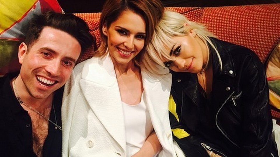 Nick Grimshaw, Cheryl and Rita Ora