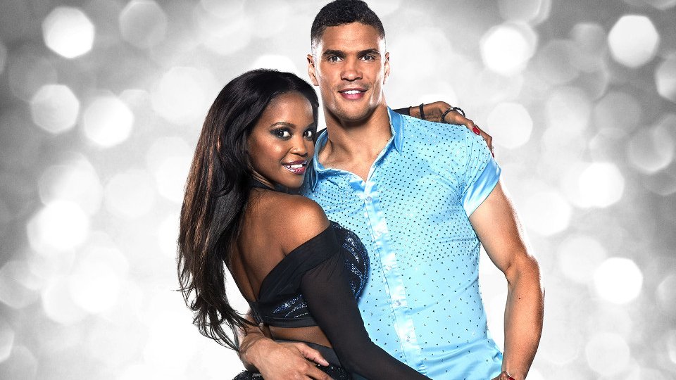 Anthony Ogogo and Oti Mabuse