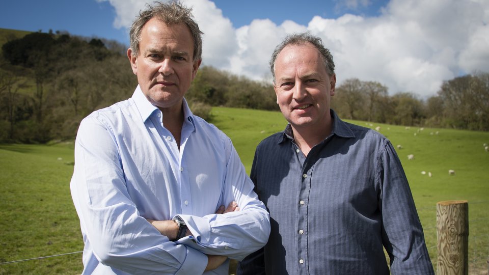 Hugh Bonneville and Damian Montagu
