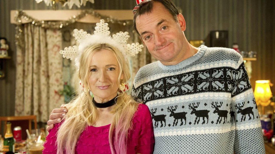 Caroline Aherne and Craig Cash
