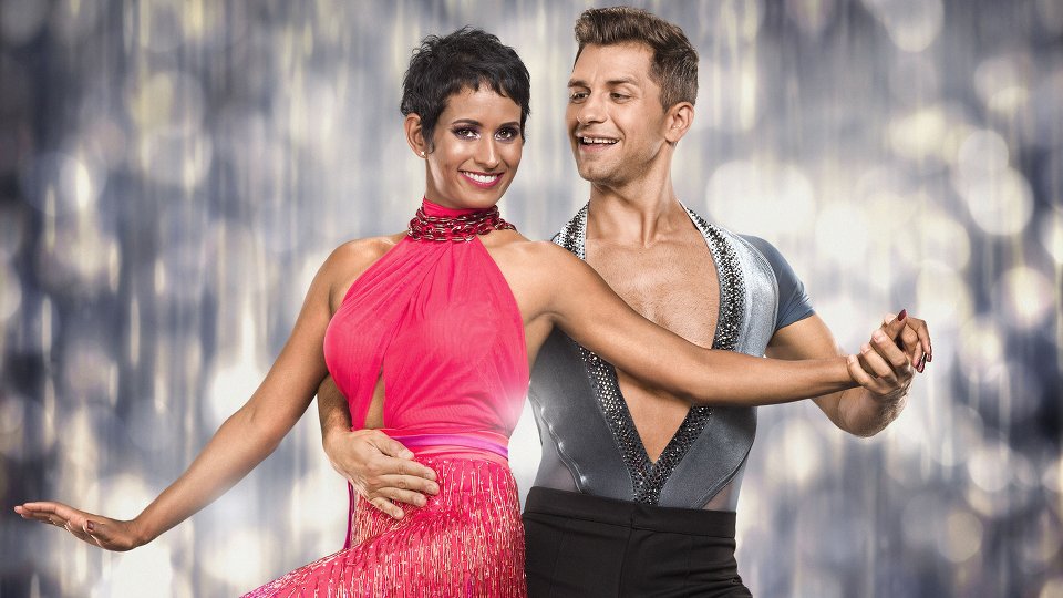 Naga Munchetty and Pasha Kovalev