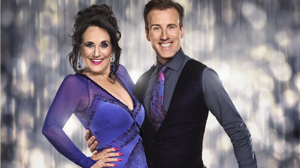 Lesley Joseph and Anton du Beke