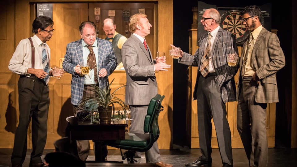 The company in THIS HOUSE at Chichester Festival Theatre. Photo by Johan Persson