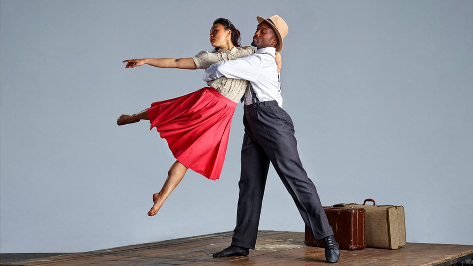 Vanessa Vince-Pang & Prentice Whitlow in Windrush. Credit: Richard Moran.