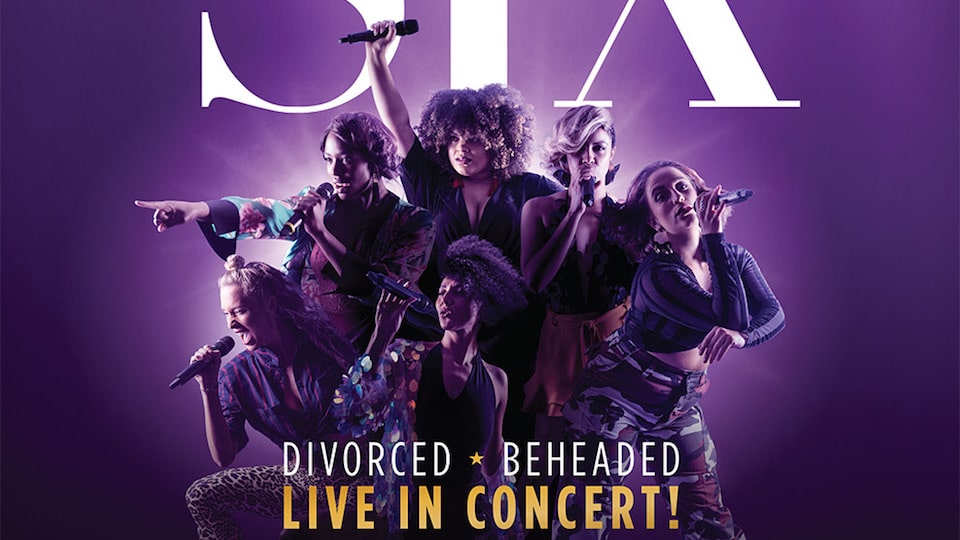 Sneak peak at SIX The Musical - Henry VIII's wives are telling their story.