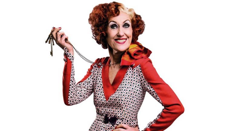 Anita Dobson is Miss Hannigan in Annie - Credit Matt Crockett Dewynters.