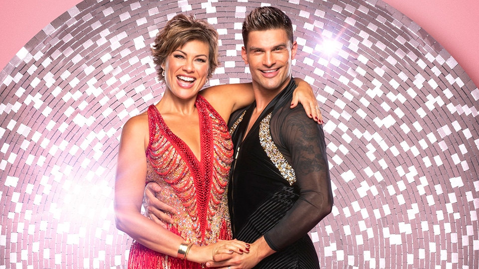 Kate Silverton and Aljaz Skorjanec