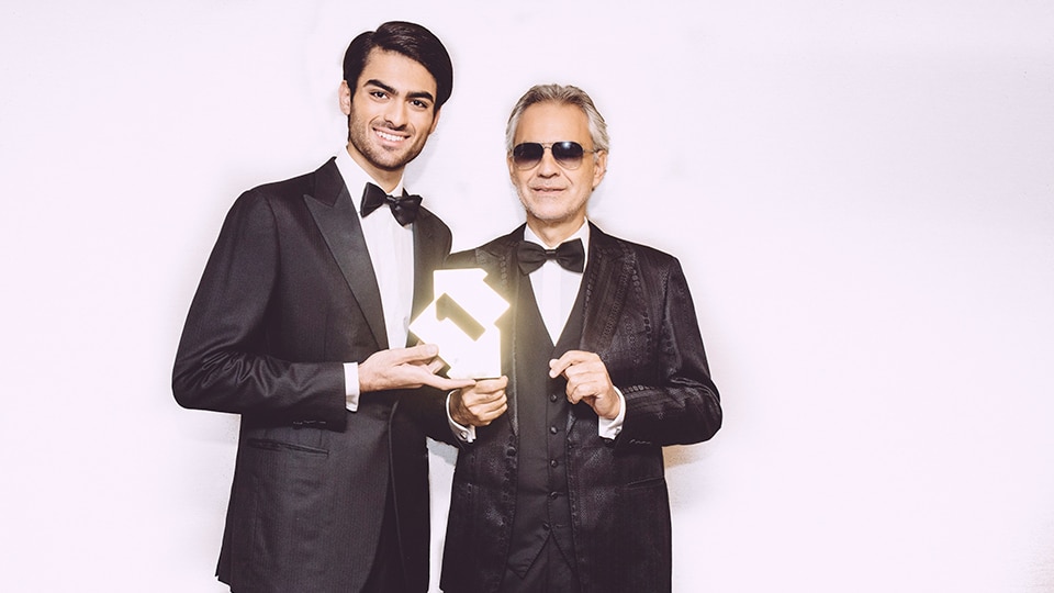 Matteo and Andrea Bocelli