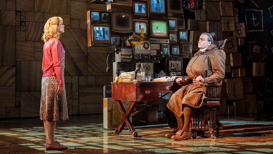 Matilda The Musical Miss Trunchbull's chair Covent Garden