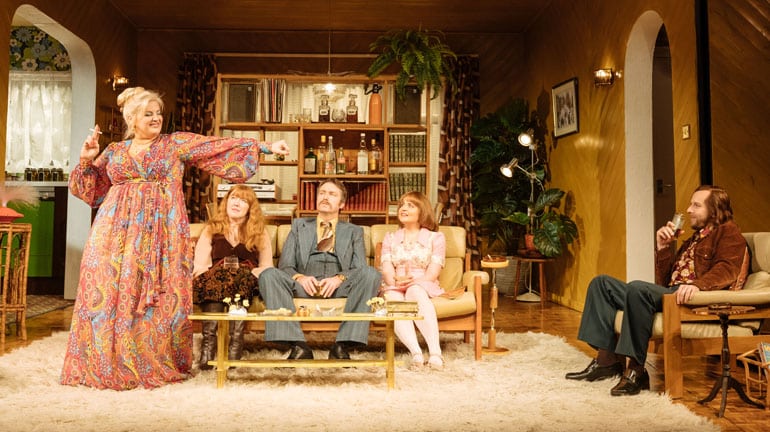 Jodie Prenger, Rose Keegan, Dan Casey, Vicky Binns, Calum Callaghan in Abigail's Party