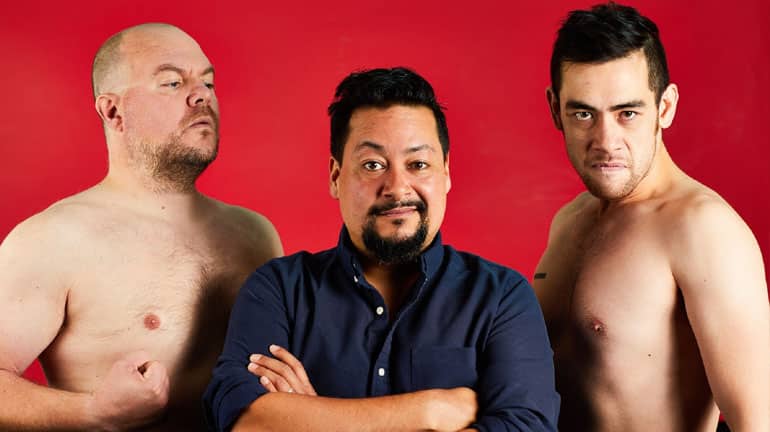 Nick Ahad's GLORY with Jamie Smelt and Josh Hart. Credit David Lindsay