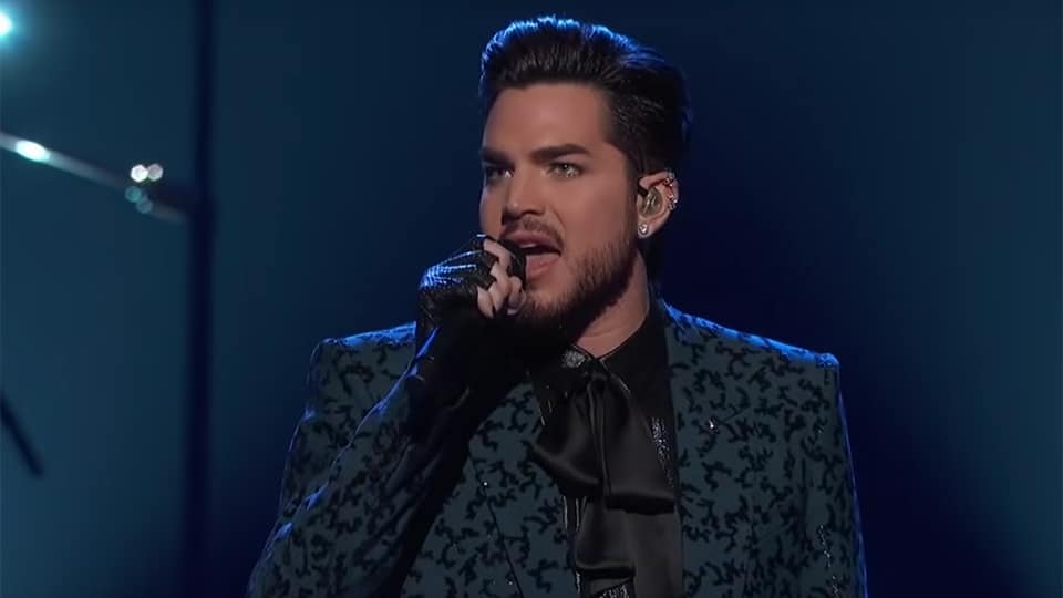Adam Lambert at the Oscars