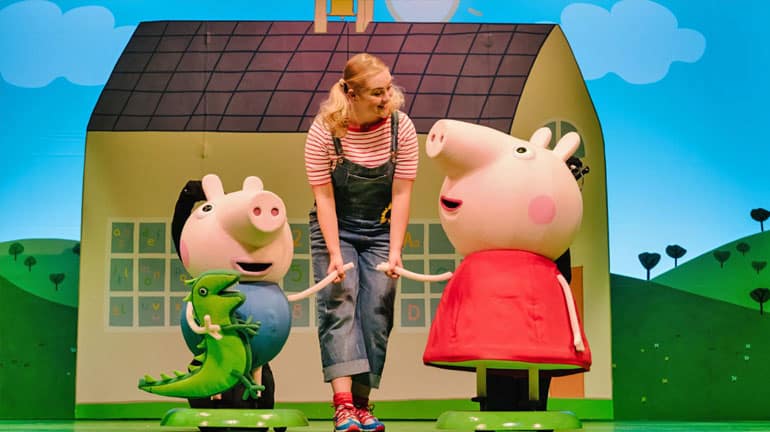 Peppa Pig at Manchester Opera House Credit Dan Tsantilis