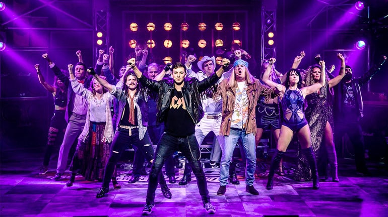 Rock of Ages at Leeds Grand Theatre - Credit Richard Davenport