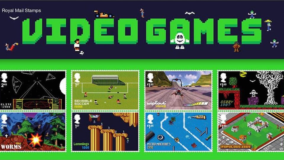 Royal Mail Video Game Stamps