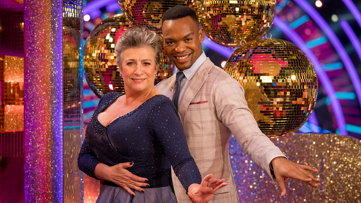 Caroline Quentin and Johannes Rebede