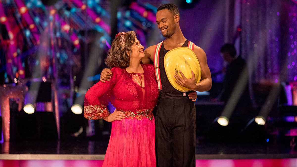 Caroline Quentin and Johannes Rebede