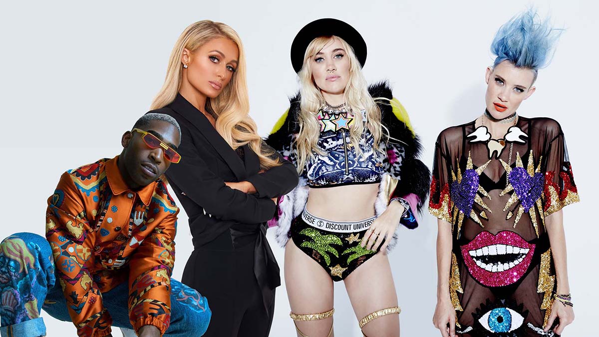 Tinie Tempah, Paris Hilton and Nervo