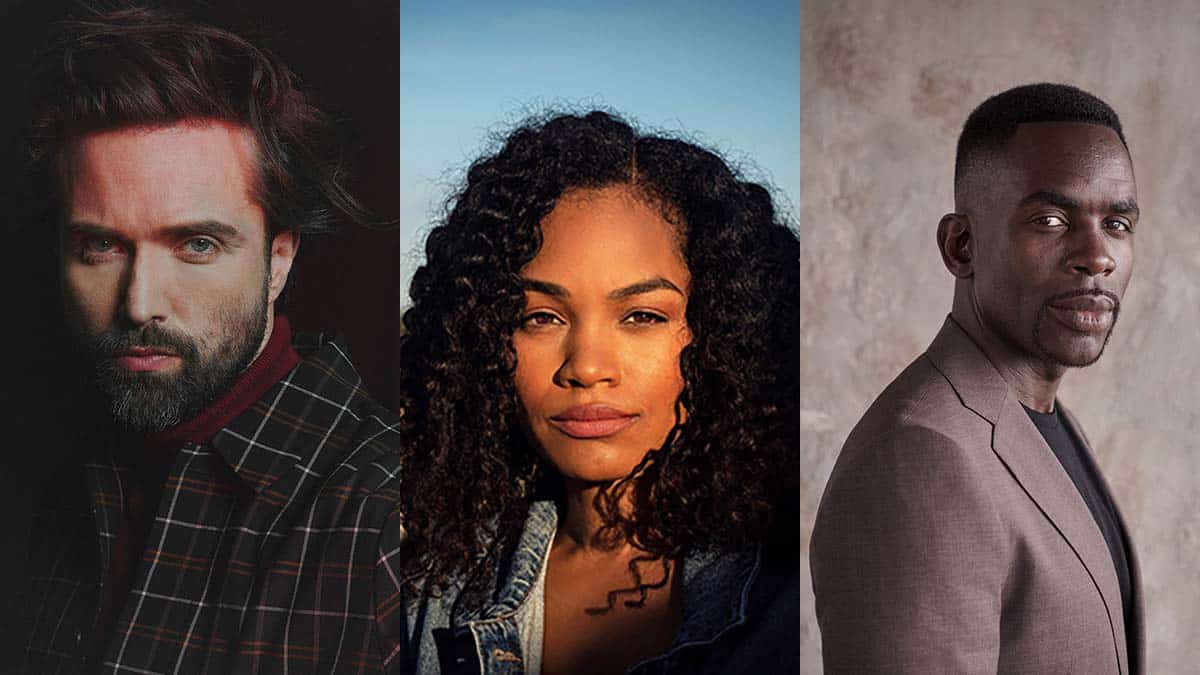 Emmett J. Scanlan, Tahirah Sharif and Jimmy Akingbold