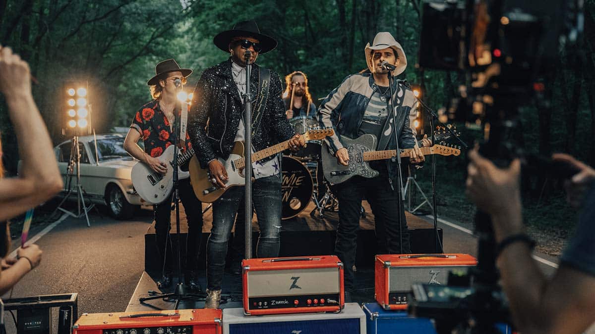Jimmie Allen and Brad Paisley