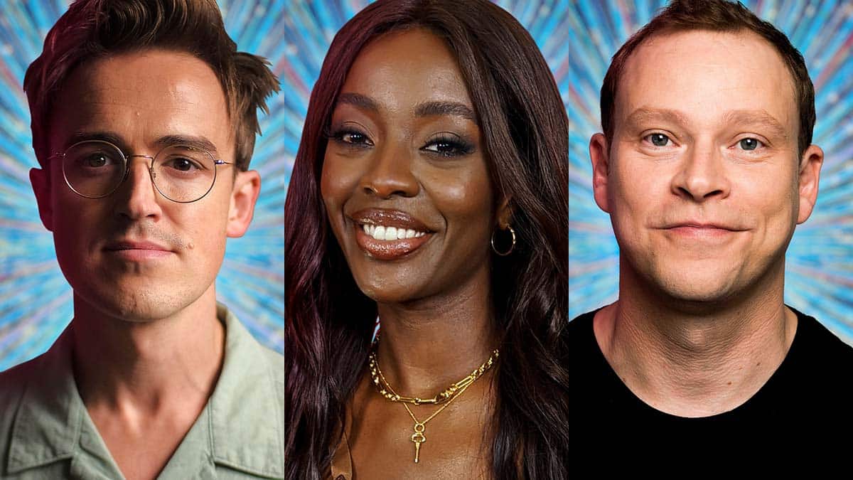 Tom Fletcher, AJ Odudu and Robert Webb