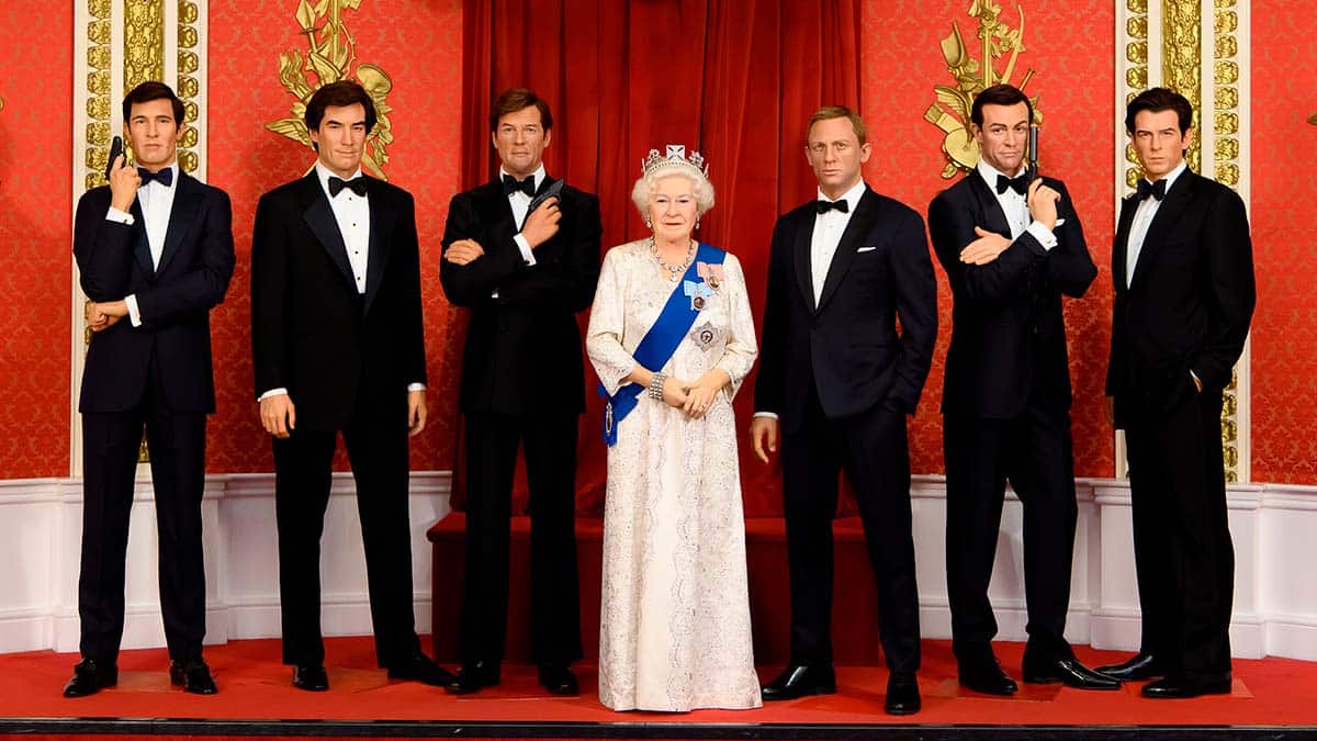 James Bonds at Madame Tussauds