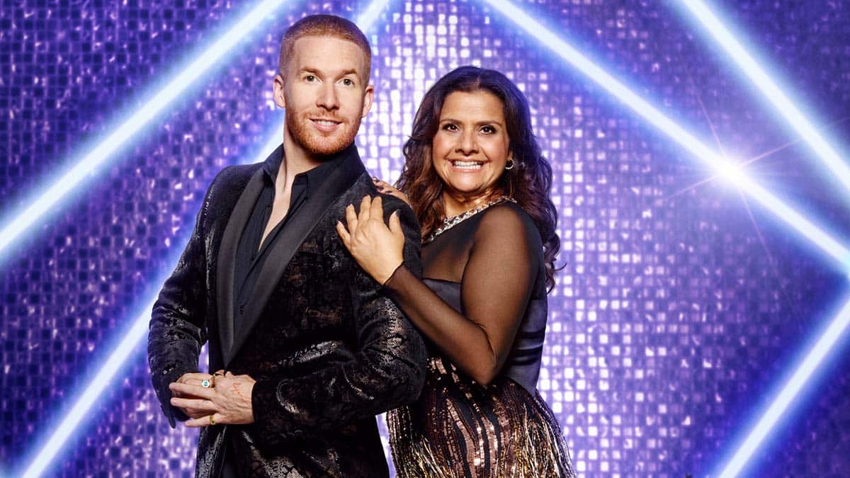 Nina Wadia and Neil Jones