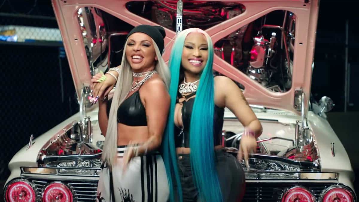 Jesy Nelson and Nicki Minaj
