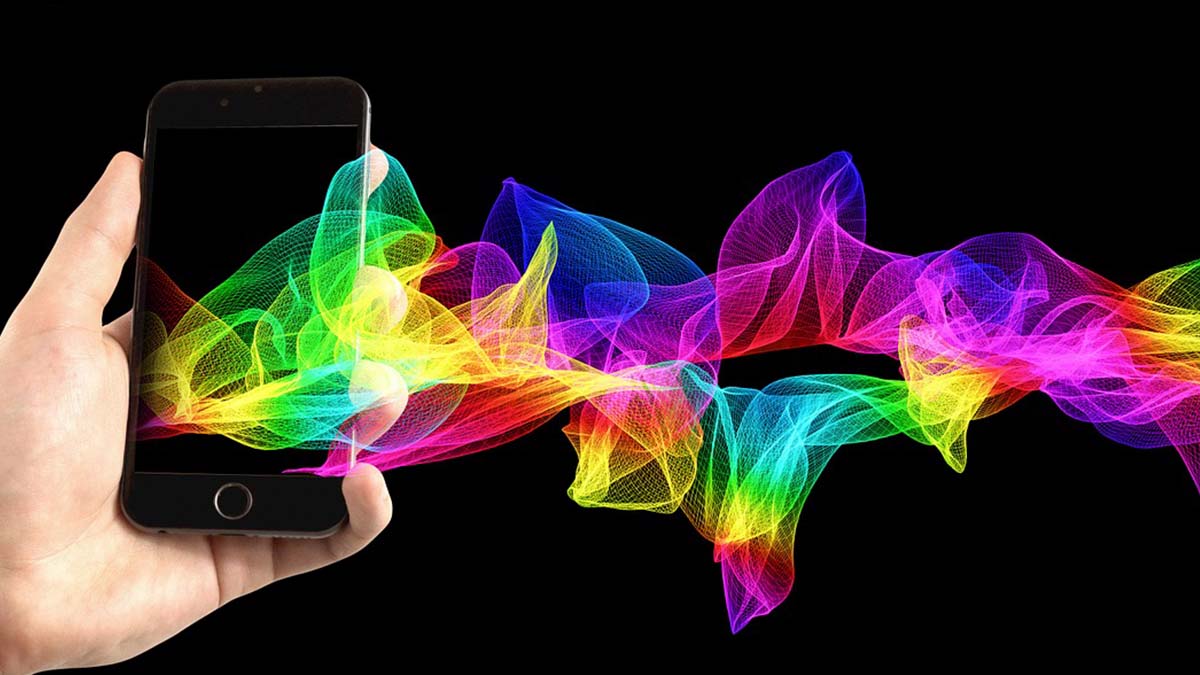 Mobile phone in hand