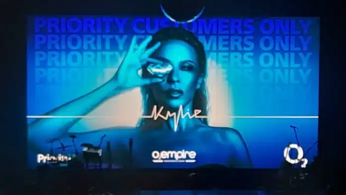 Kylie at O2 Shepherd's Bush Empire