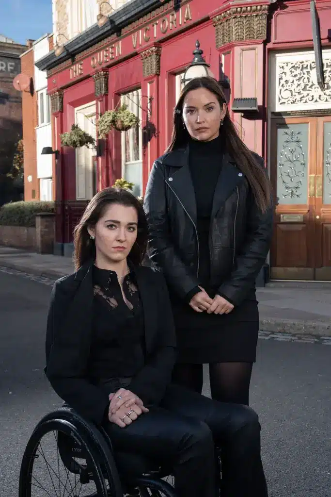 Penny and Lauren Branning