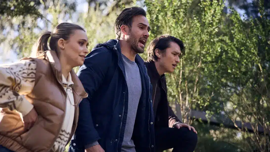 Neighbours - Krista, Aaron and Leo