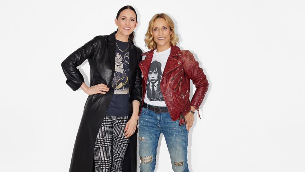 Kelleigh Bannen and Sheryl Crow