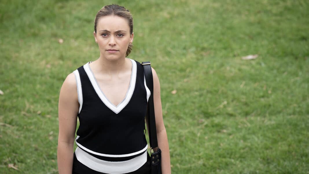 Majella Davis as Krista Sinclair in 'Neighbours'