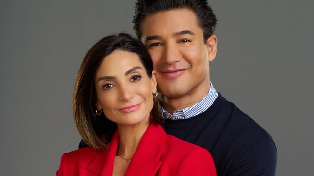Mario Lopez and Courtney Lopez