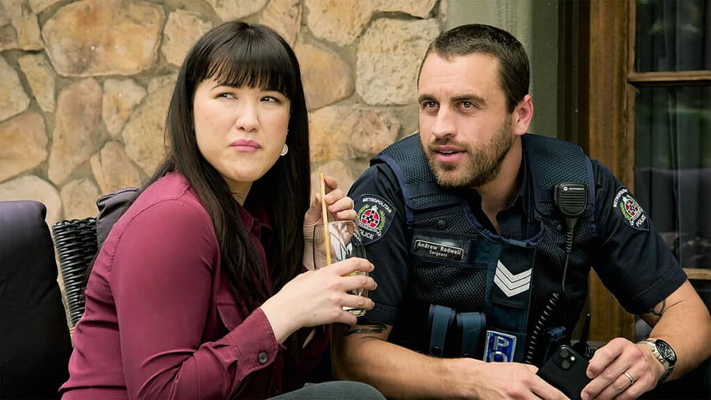 Wendy and Andrew Rodwell in Neighbours