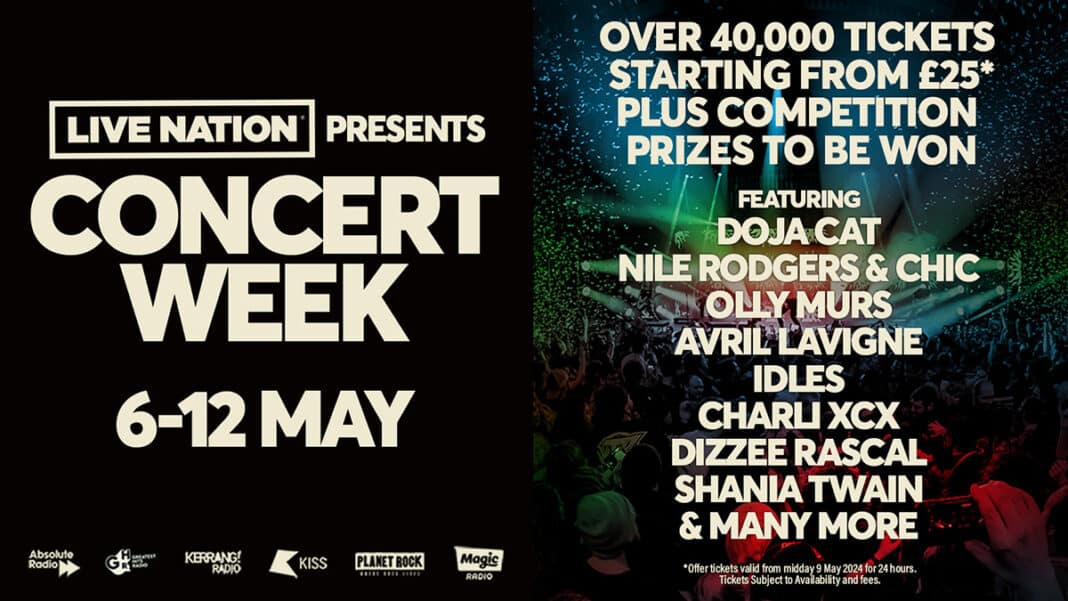 Live Nation presents Concert Week