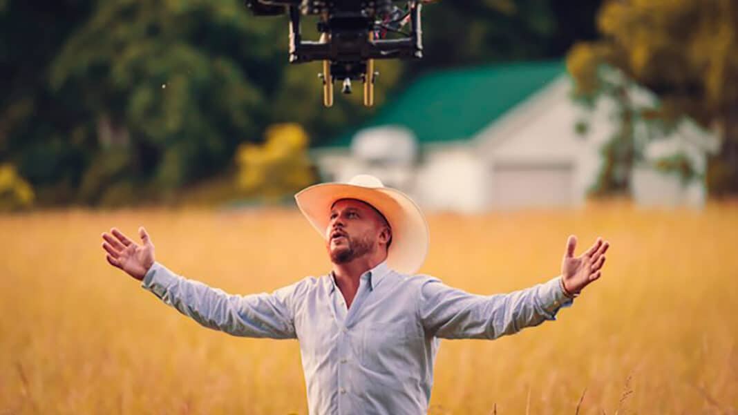 Cody Johnson filming 'Dirt Cheap'
