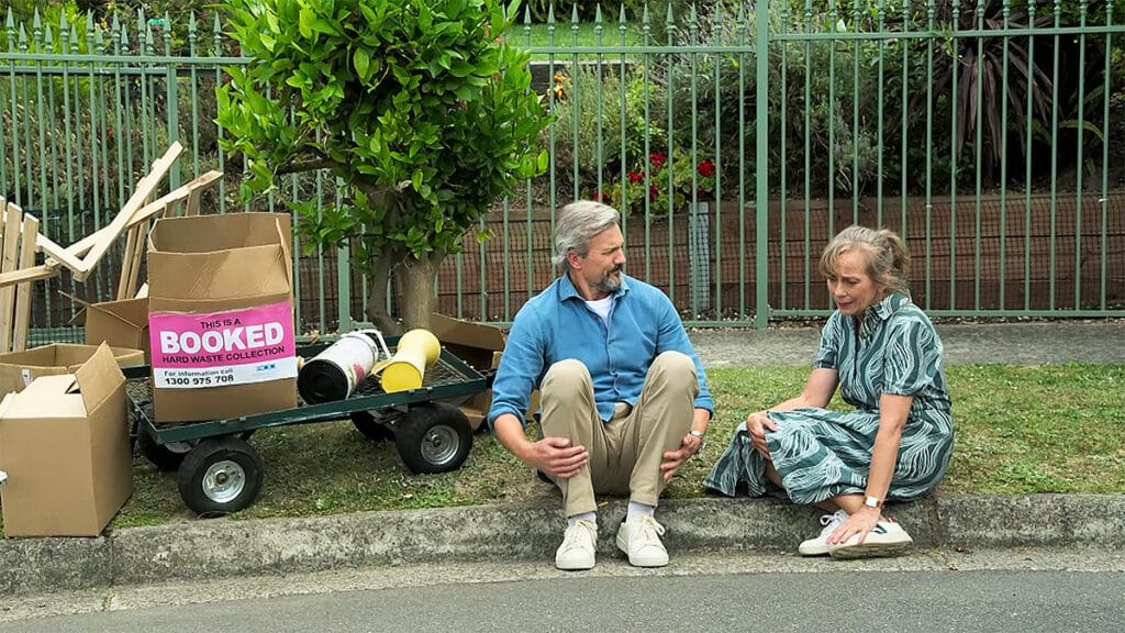 Vic Stone and Jane Harris in 'Neighbours'