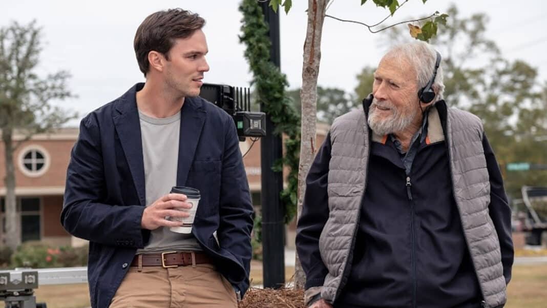 Nicholas Hoult and Clint Eastwood - Juror #2