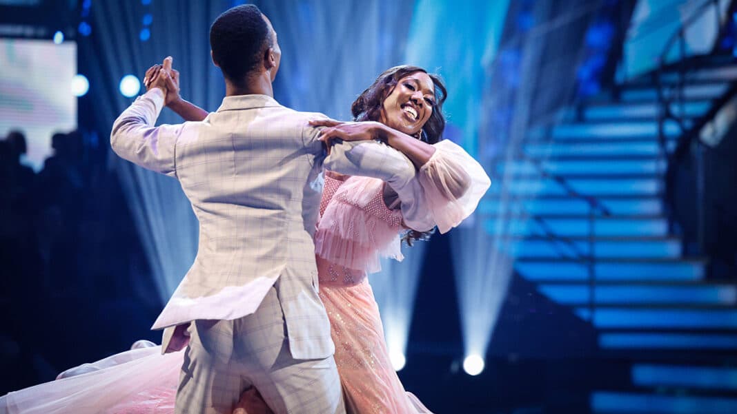 Johannes and Montell during Strictly Come Dancing Week 4 2024