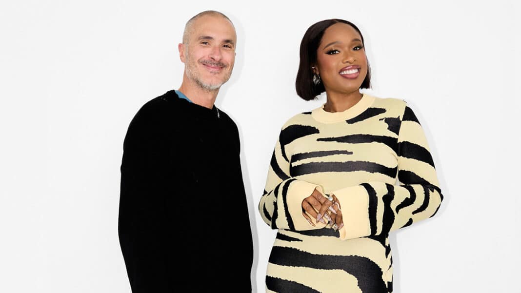 Zane Lowe and Jennifer Hudson