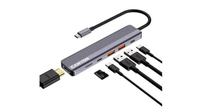 Canyon 6 Port USB-C Hub