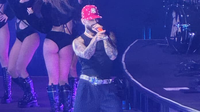 Maluma performing at The O2 in London on his '+Pretty +Dirty' tour