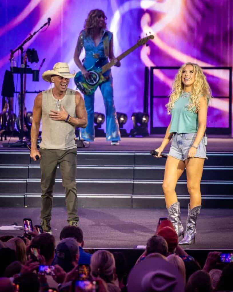 Kenny Chesney and Megan Moroney